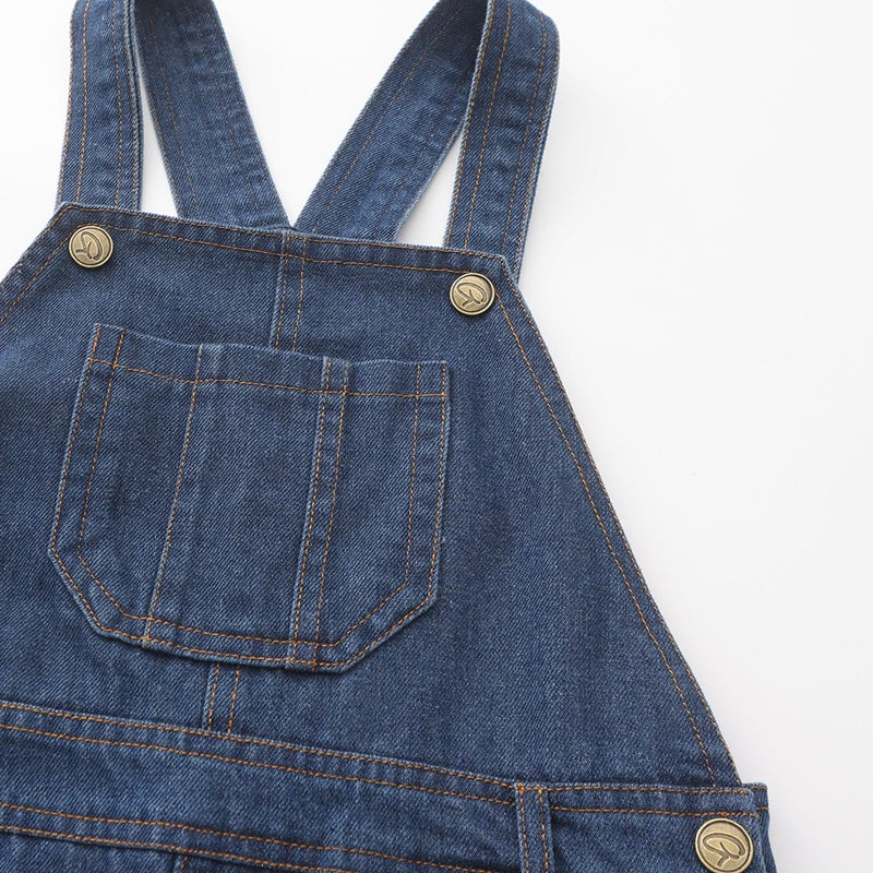 GRANDWISH Boys Casual Denim Bib Overalls 7 - Image 4